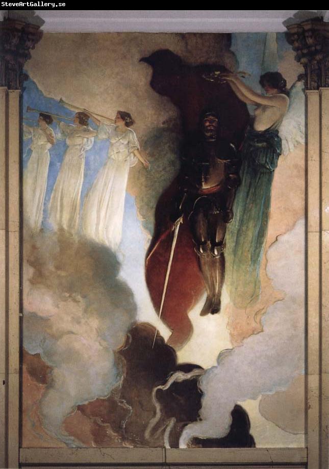 John White Alexander The Crowning of Labor